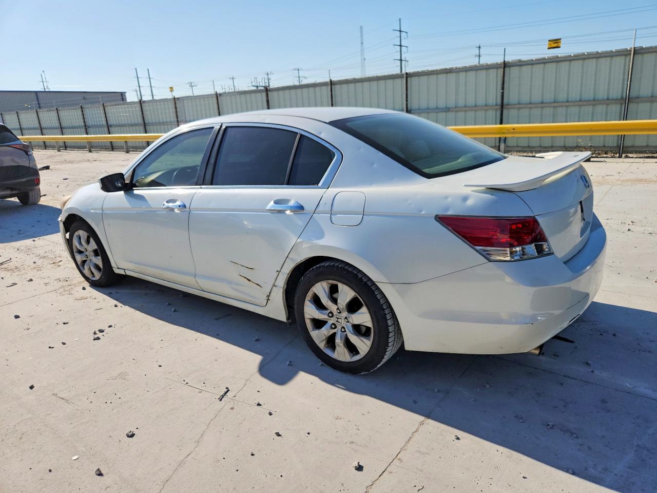 2008 Honda Accord Ex White vin: 1HGCP367X8A065654