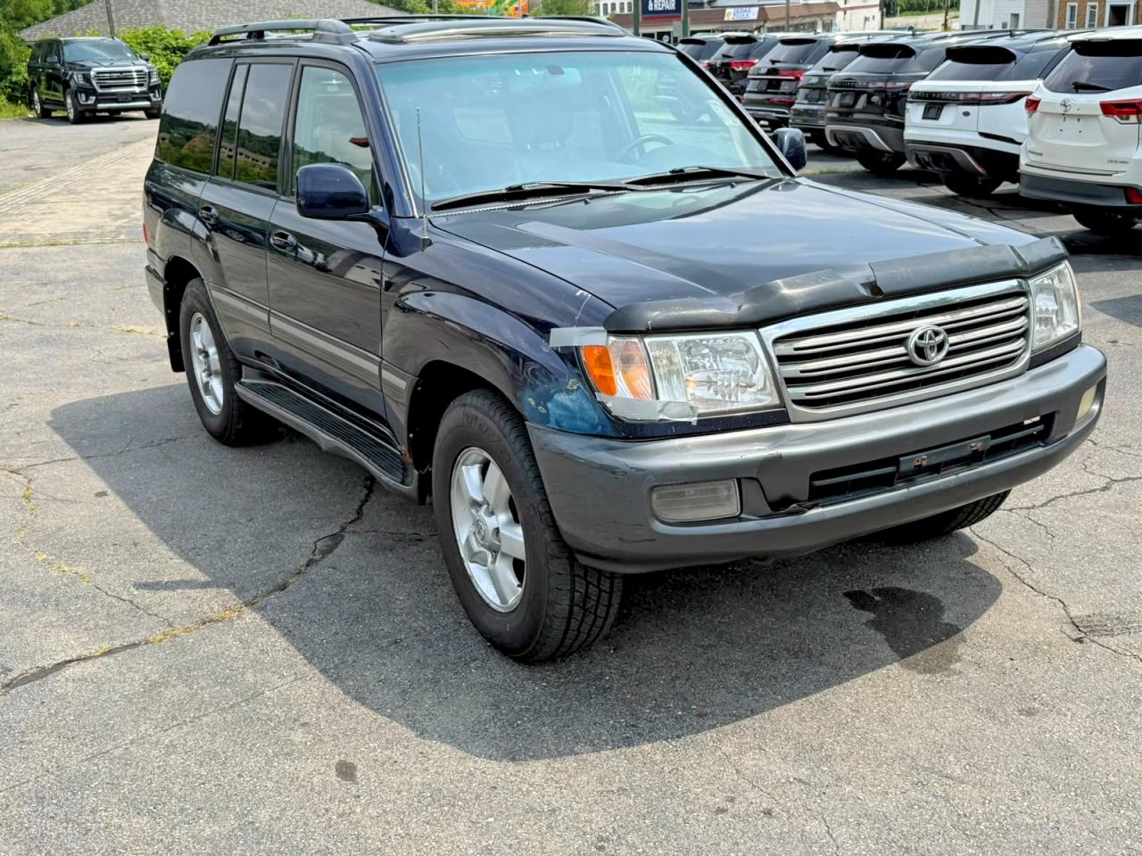 2004 Toyota Land Cruiser Base Blue vin: JTEHT05JX42057873