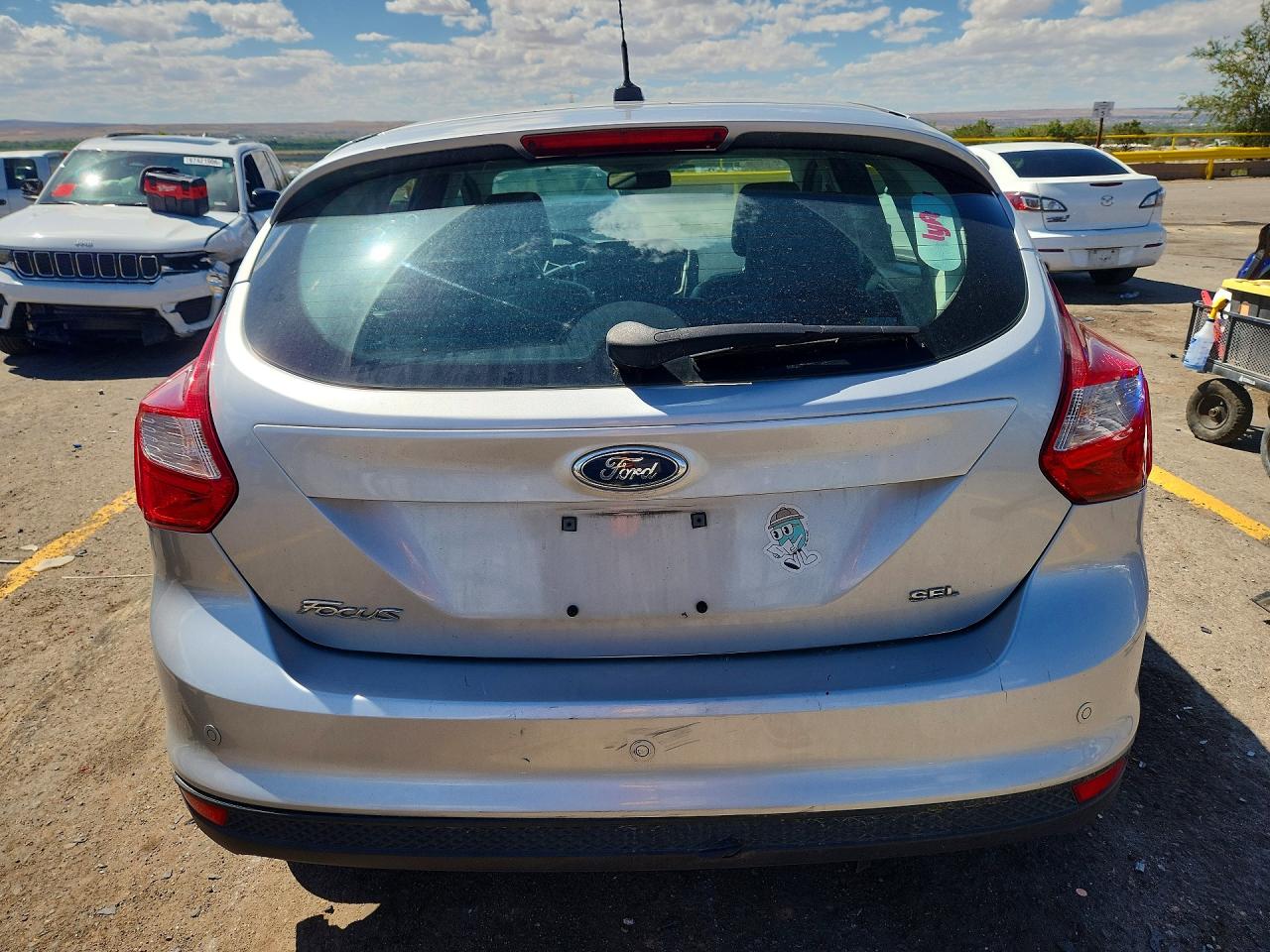 2012 Ford Focus Sel Silver vin: 1FAHP3M2XCL206351