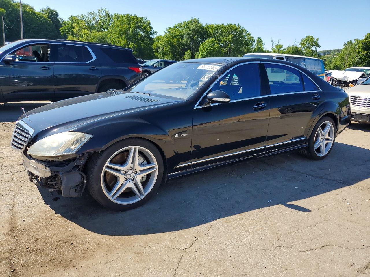 2008 Mercedes-benz S 63 Amg Black vin: WDDNG77X68A163695