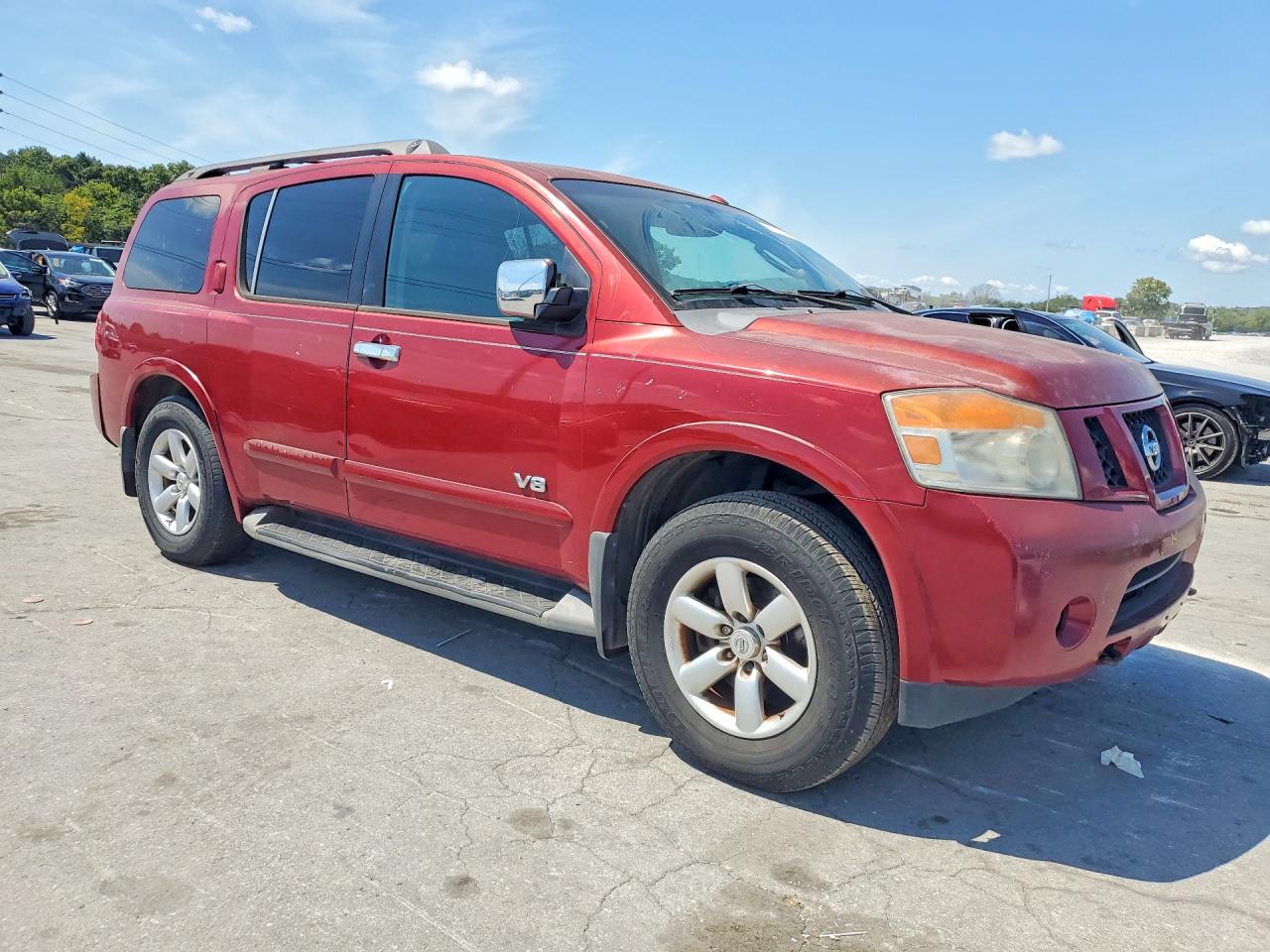 2008 Nissan Armada Se Red vin: 5N1AA08C68N618708