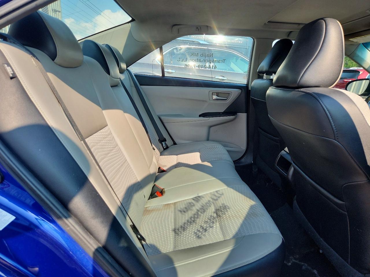 2015 Toyota Camry Se Blue vin: 4T1BF1FK5FU892832