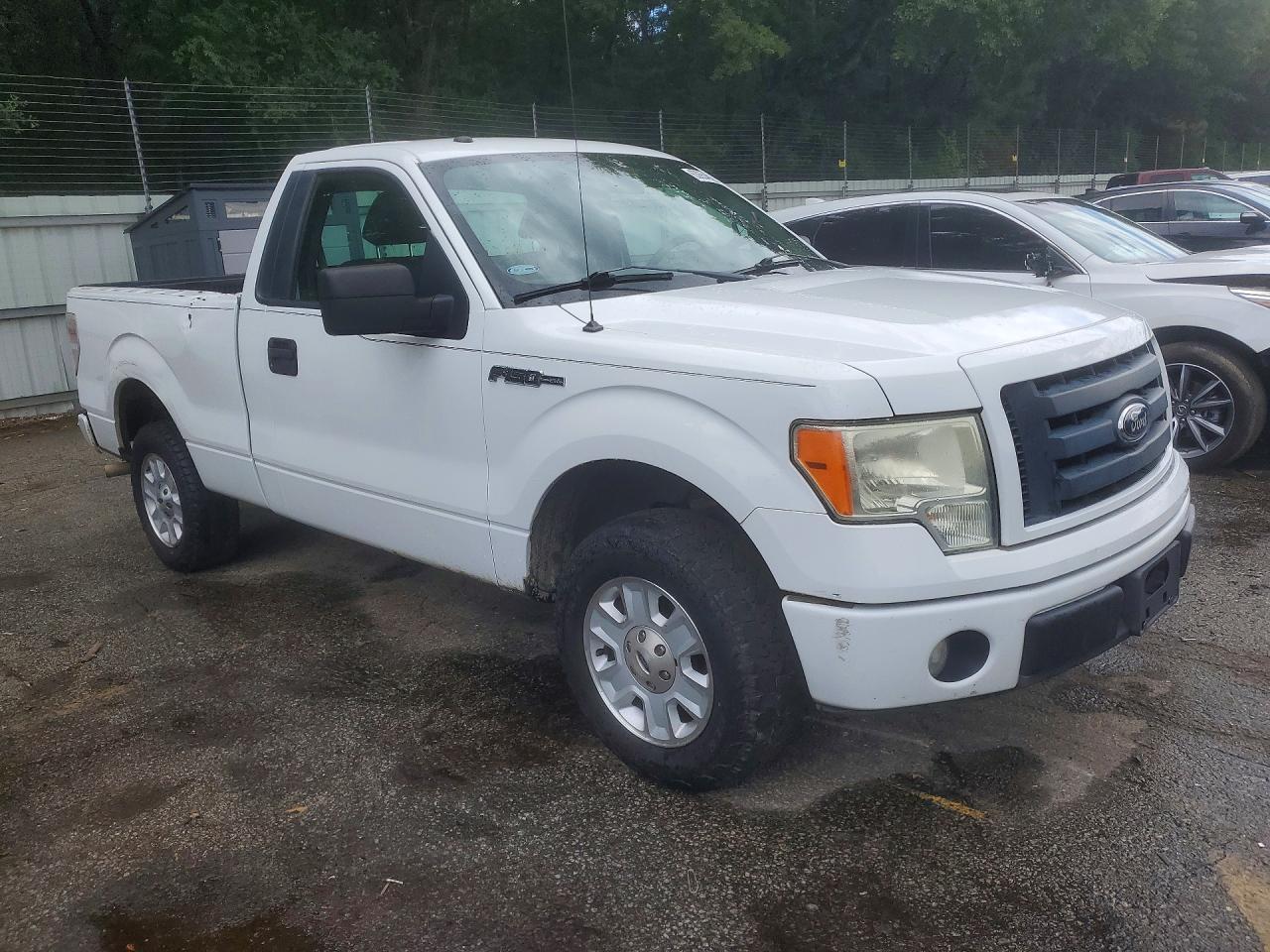 2009 Ford F150 White vin: 1FTRF12W49KA97573