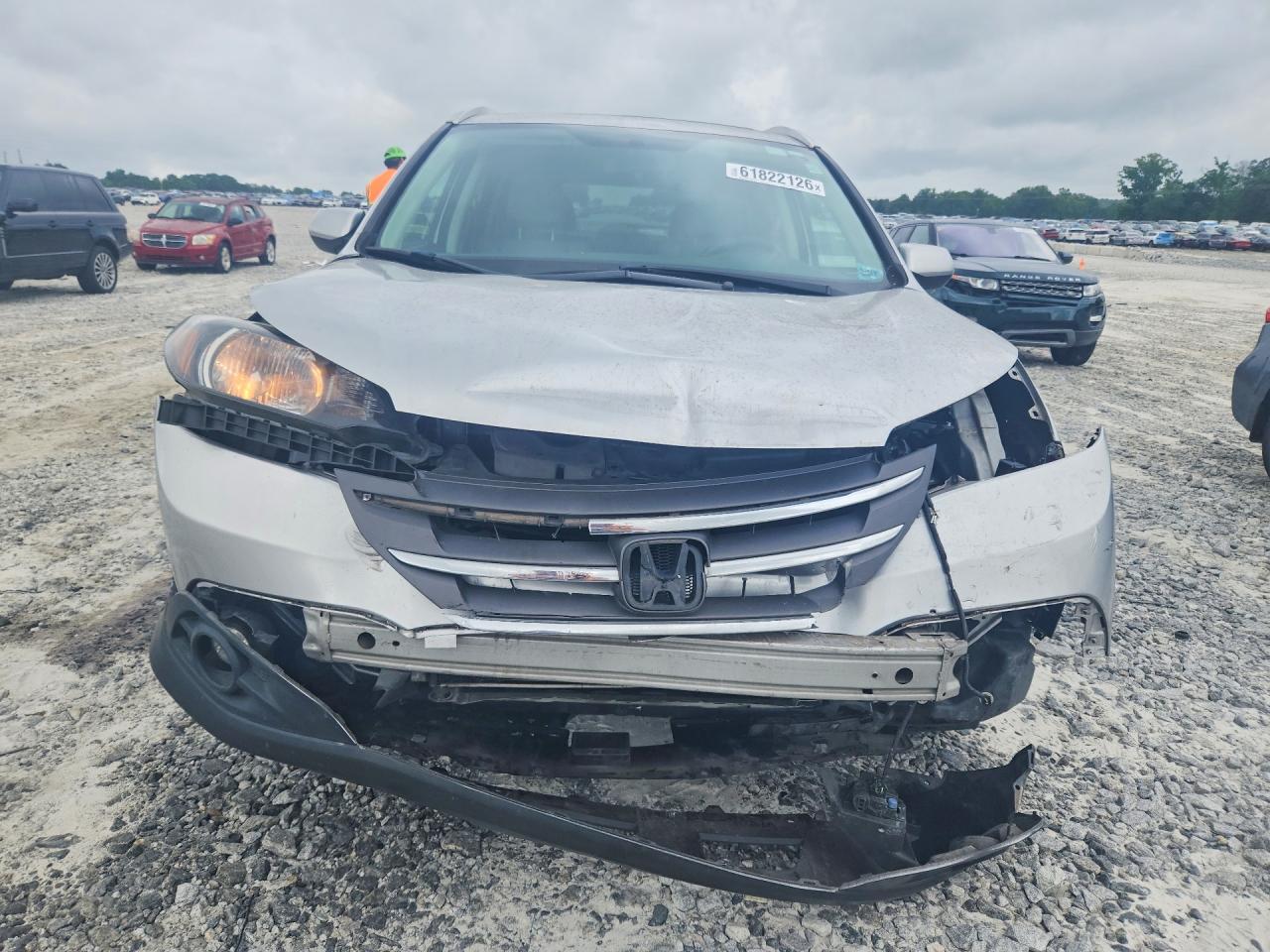 2014 Honda Cr-v Exl Серебряный vin: 2HKRM3H76EH551560