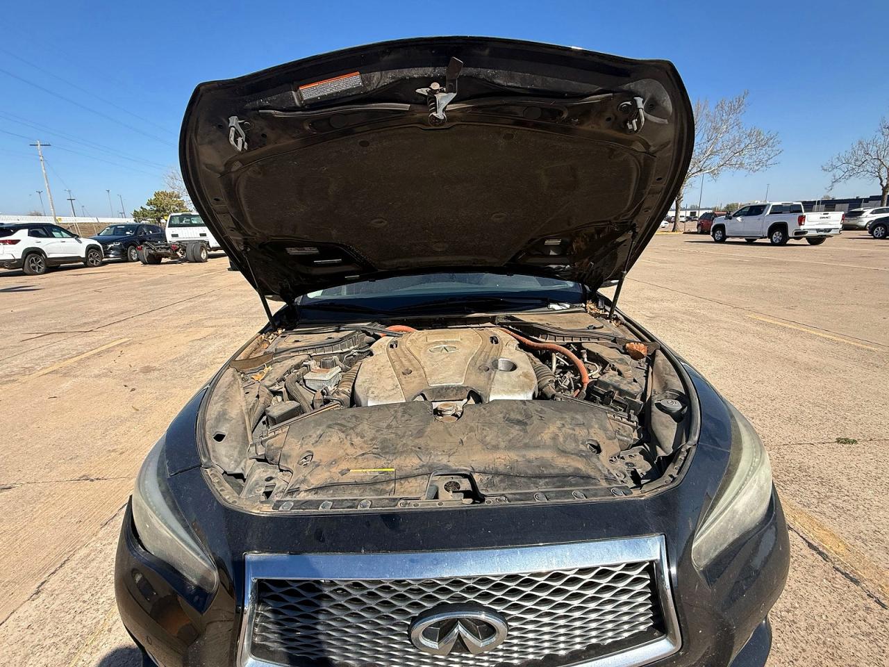 2014 Infiniti Q50 Hybrid Premium Black vin: JN1AV7AR0EM700535