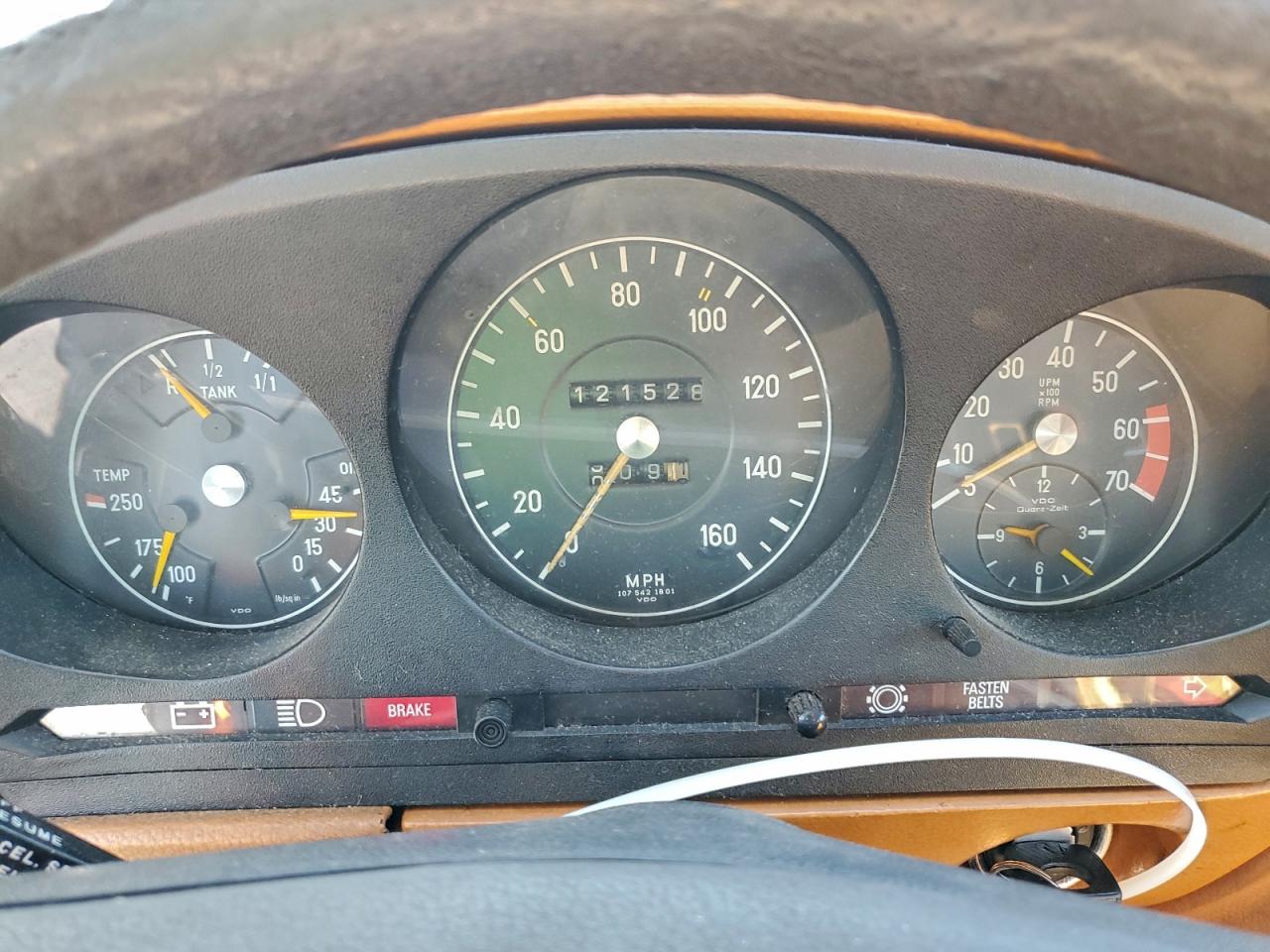 1976 Mercedes Benz 450 Sl Red vin: 10704412031923