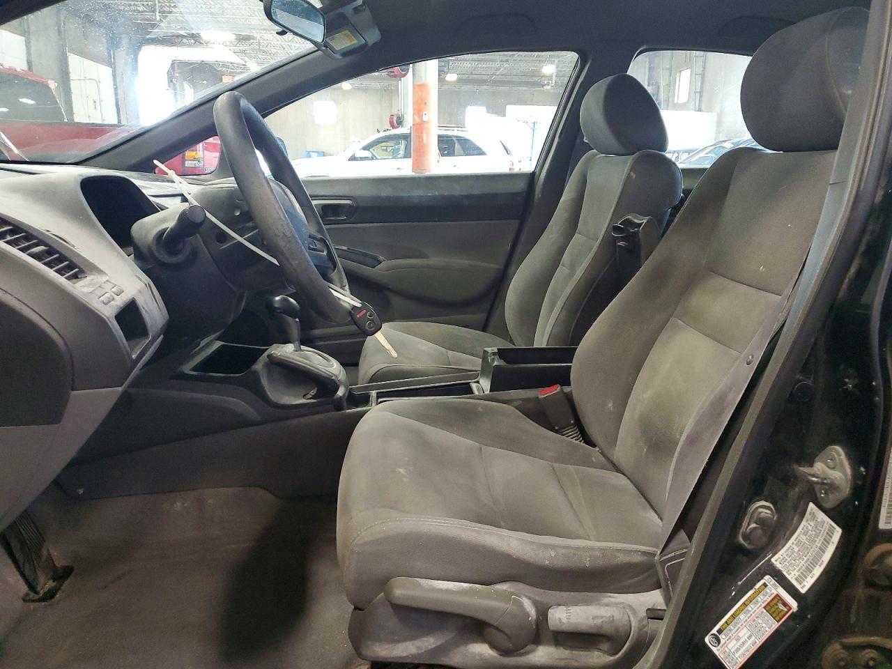 2007 Honda Civic Lx Black vin: 1HGFA16567L075716