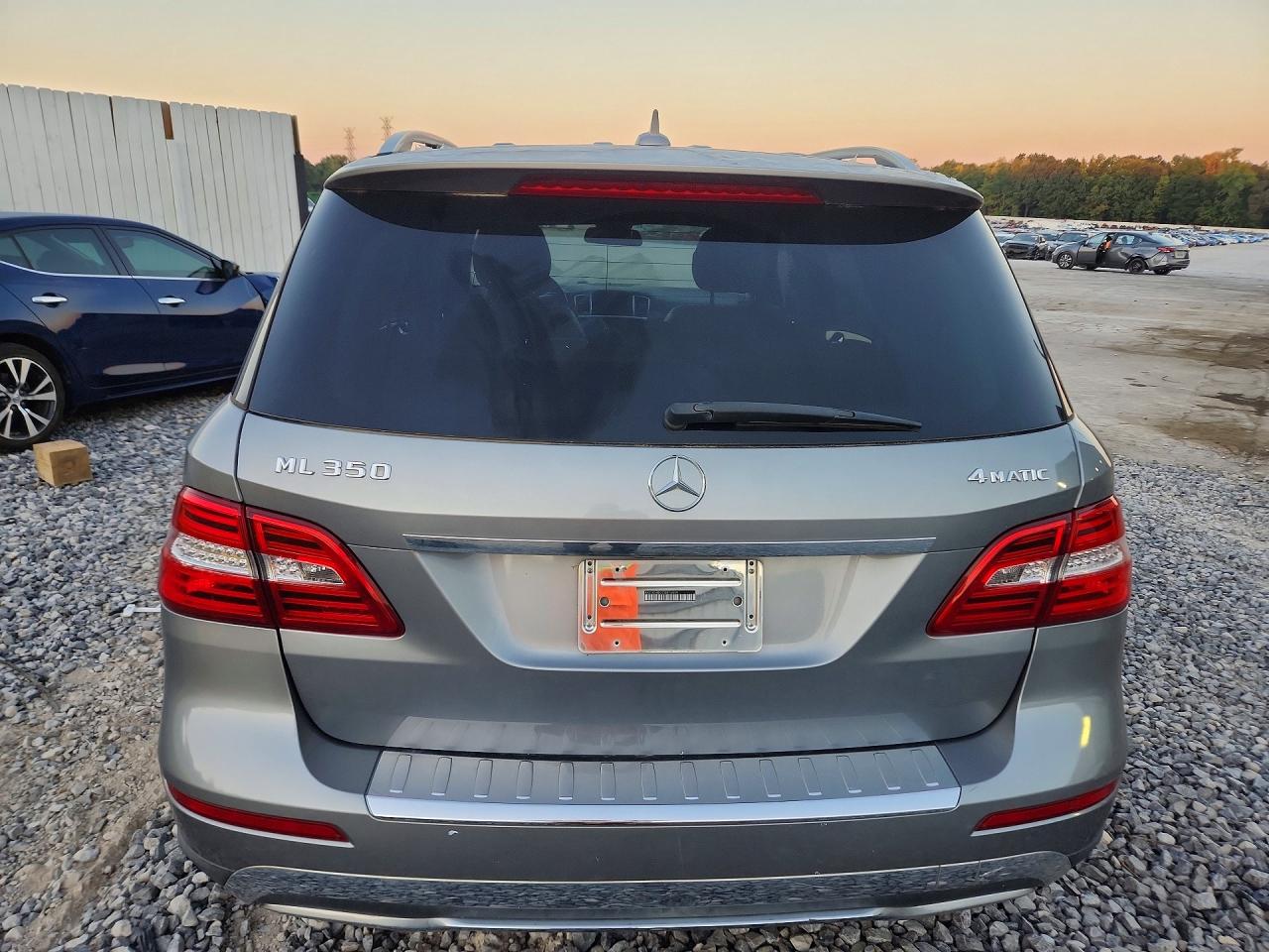 2012 Mercedes-benz Ml 350 4matic Gray vin: 4JGDA5HB2CA016454