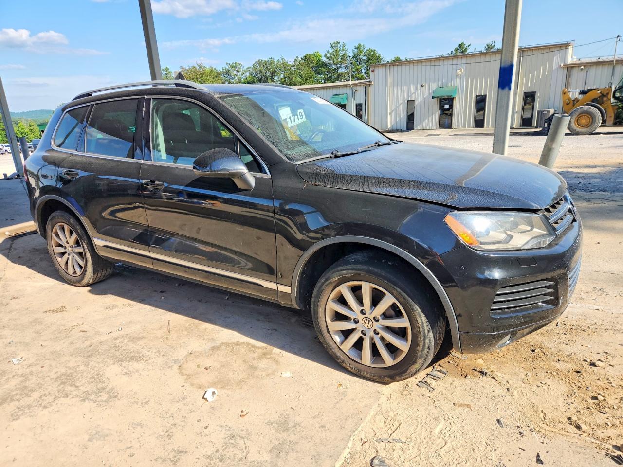 2012 Volkswagen Touareg V6 Black vin: WVGEF9BP0CD008157