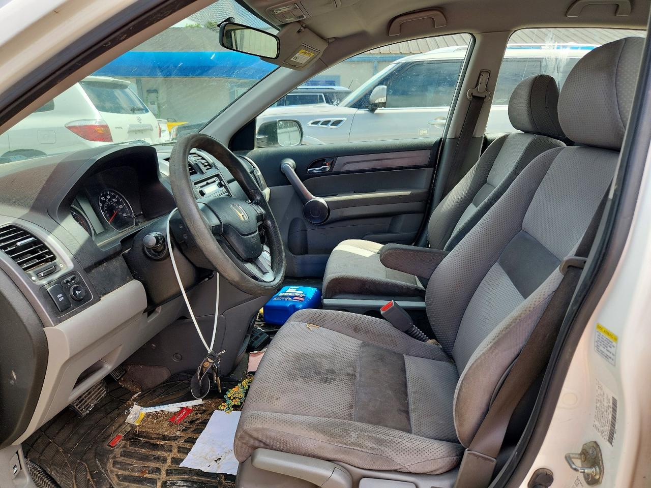 2008 Honda Cr-v Lx Белый vin: JHLRE48378C043035