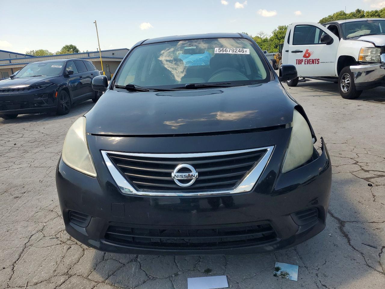 2014 Nissan Versa 1.6 Sv Black vin: 3N1CN7AP6EL833205