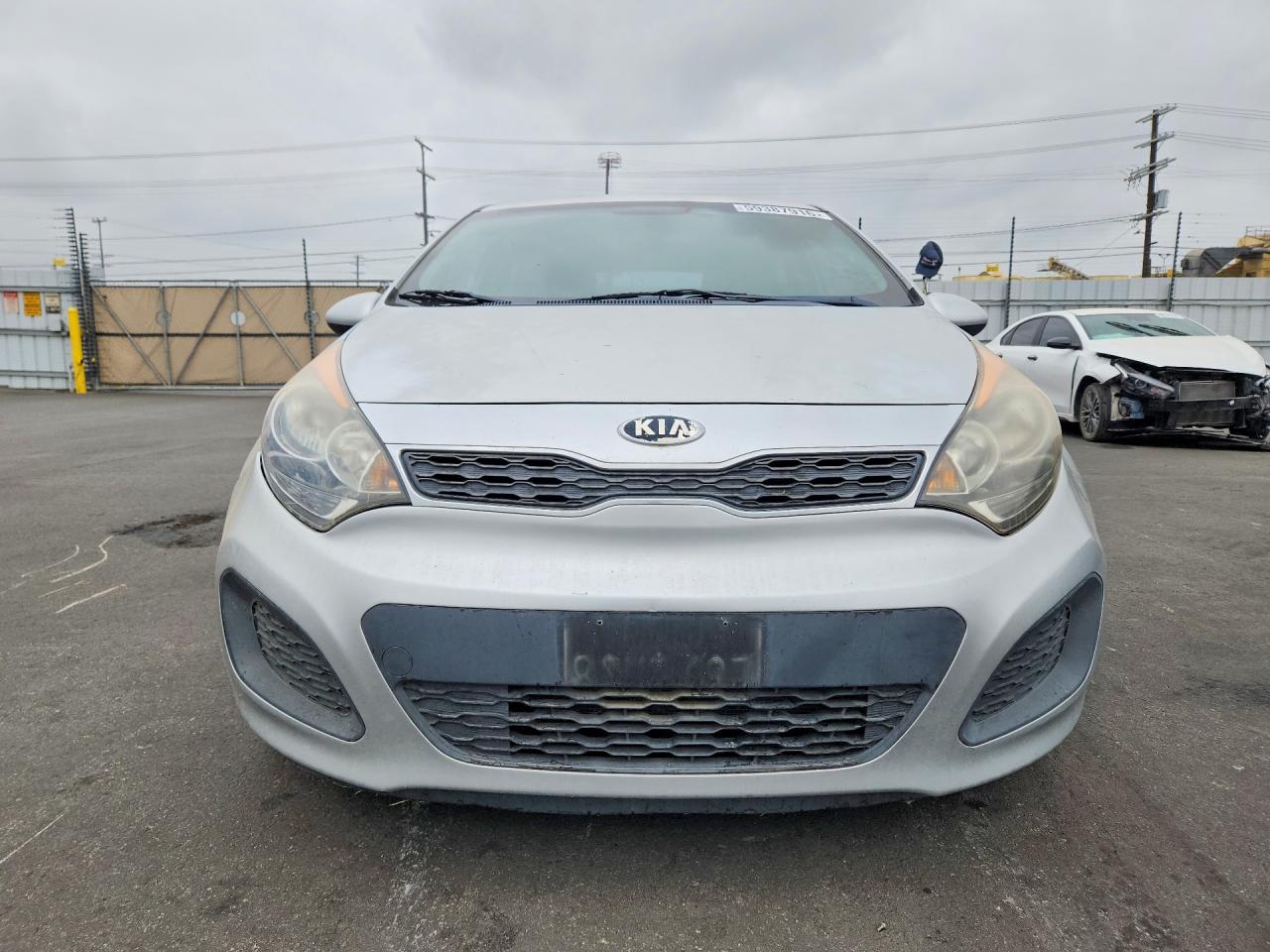 2014 Kia Rio Ex Silver vin: KNADN5A3XE6355414