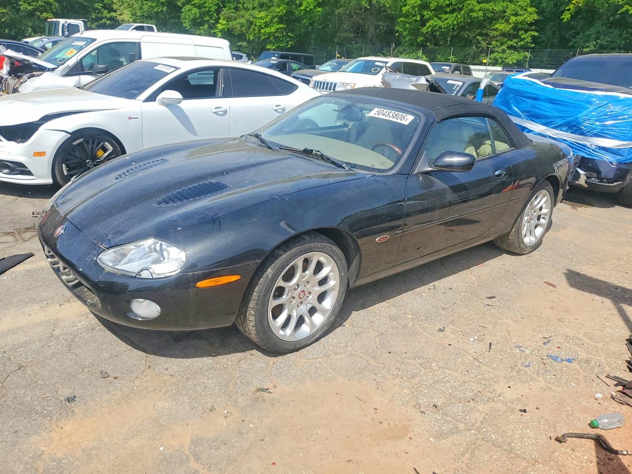 2002 Jaguar Xkr Black vin: SAJDA42B02PA25774