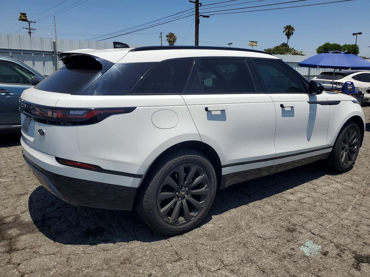 2019 Land Rover Range Rover Velar R-dynamic Se White vin: SALYL2EX6KA793662