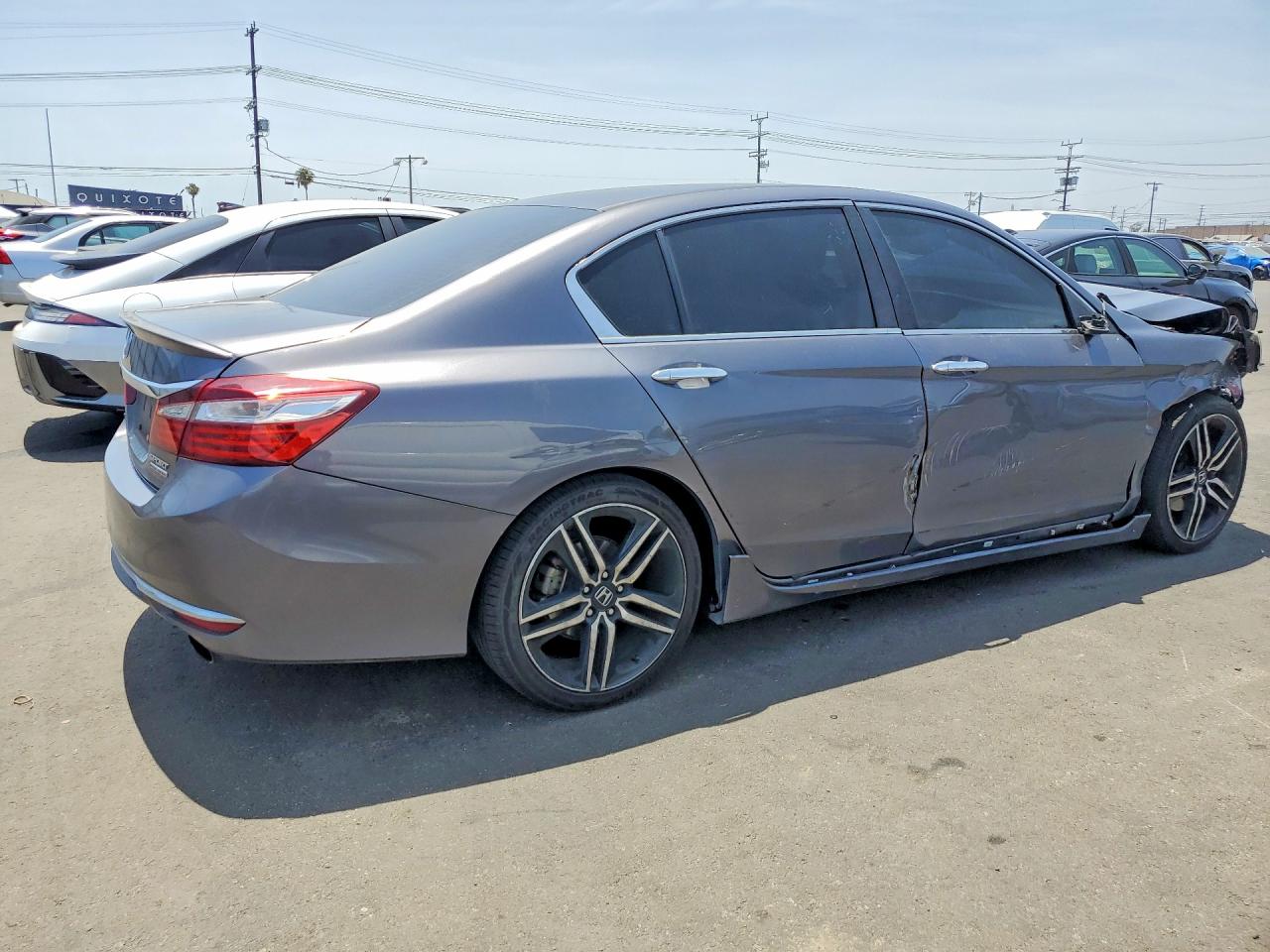 2017 Honda Accord Sport Special Edition Серый vin: 1HGCR2F18HA251399