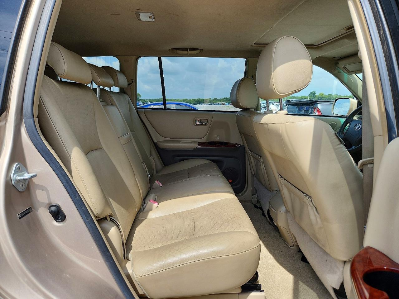 2007 Toyota Highlander Hybrid Gold vin: JTEDW21A170022677