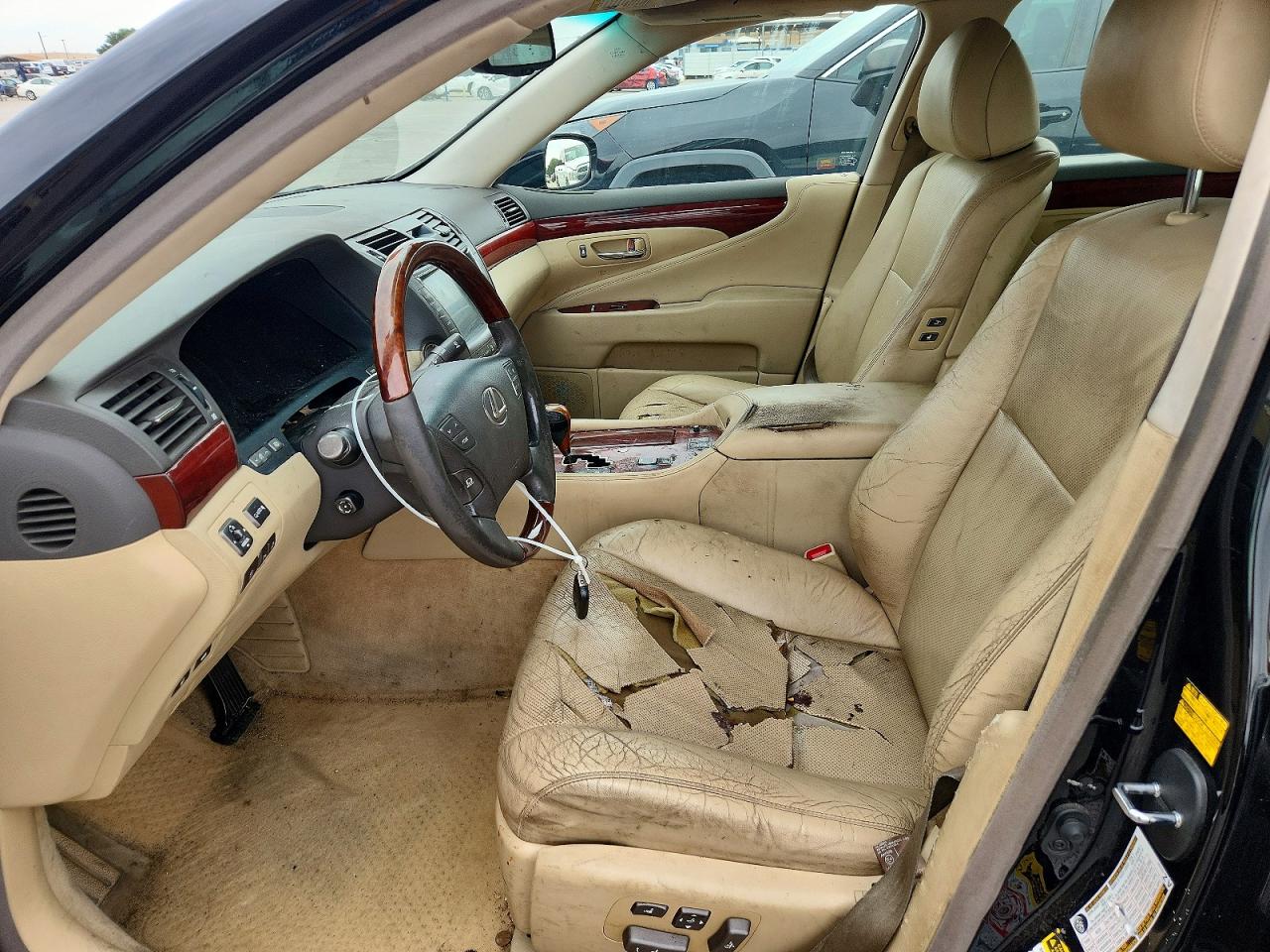 2008 Lexus Ls 460 Черный vin: JTHBL46F385061665