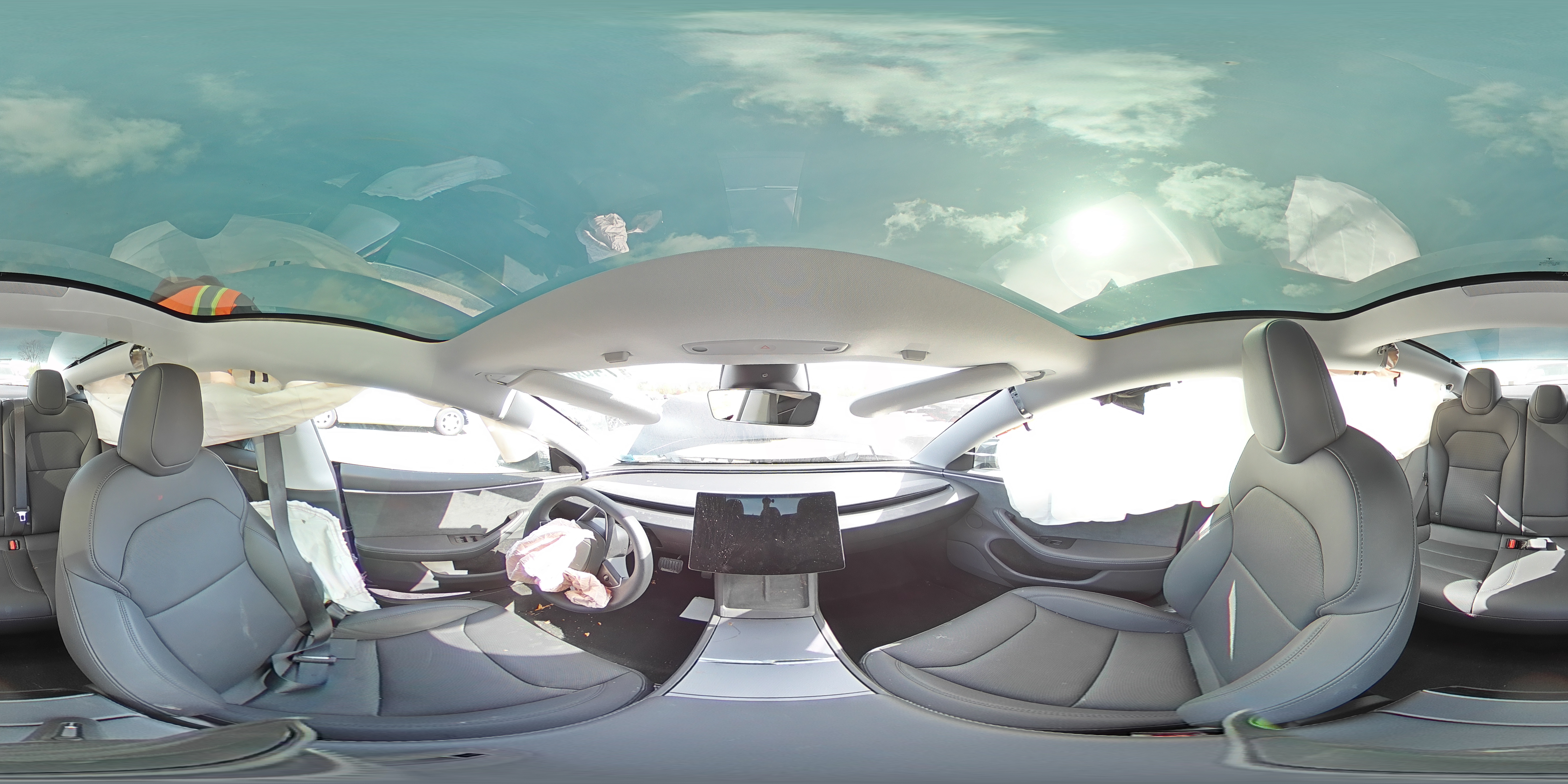 2024 Tesla Model 3 Серый vin: 5YJ3E1EB7RF740240