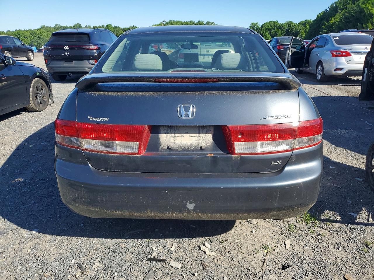 2003 Honda Accord Lx Gray vin: 1HGCM56393A117172
