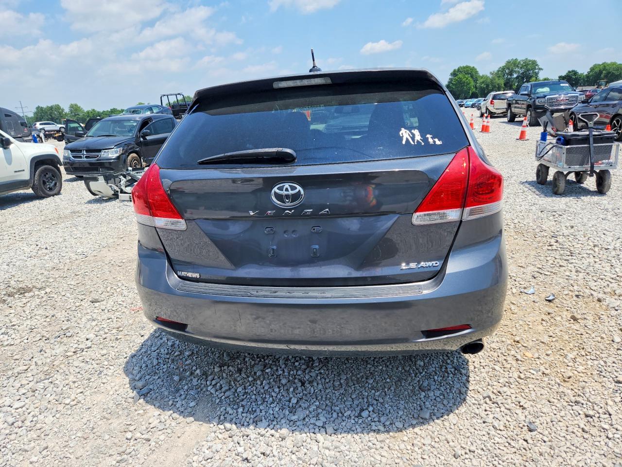 2012 Toyota Venza Le Gray vin: 4T3BA3BB0CU031058