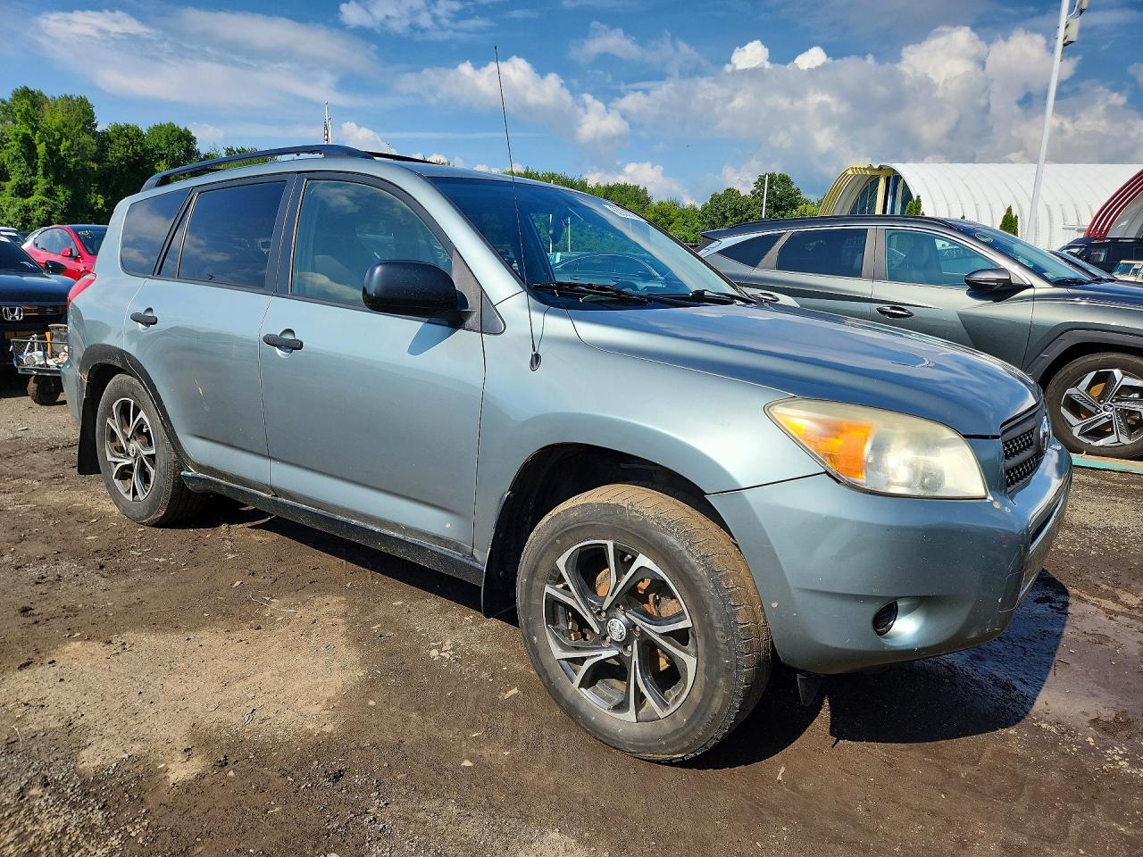 2008 Toyota Rav4 Base Gray vin: JTMBK33V886036944