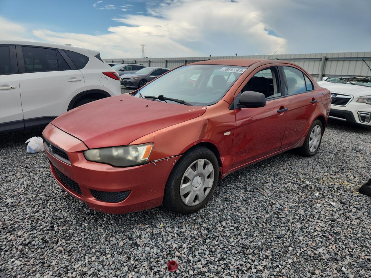 2008 Mitsubishi Lancer De Red vin: JA3AU16U58U012933