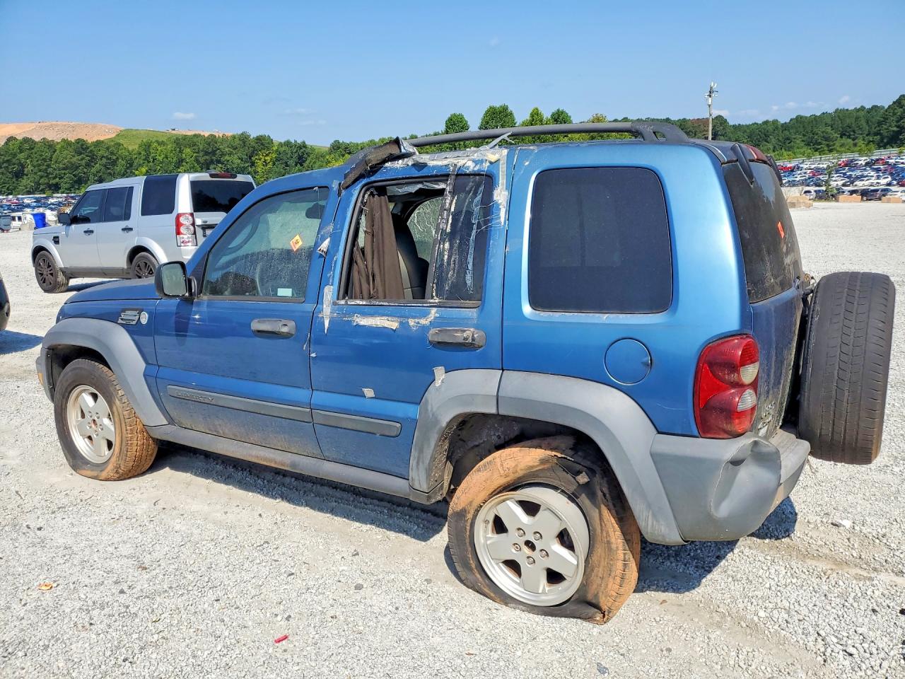 2006 Jeep Liberty Sport Blue vin: 1J4GL48K66W179213