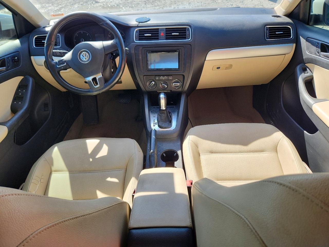 2011 Volkswagen Jetta Tdi White vin: 3VWLL7AJ5BM123052