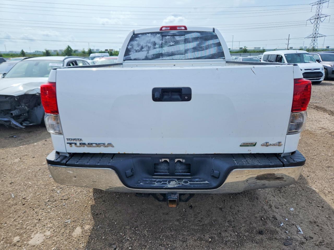 2013 Toyota Tundra Double Cab Sr5 White vin: 5TFUW5F1XDX271416