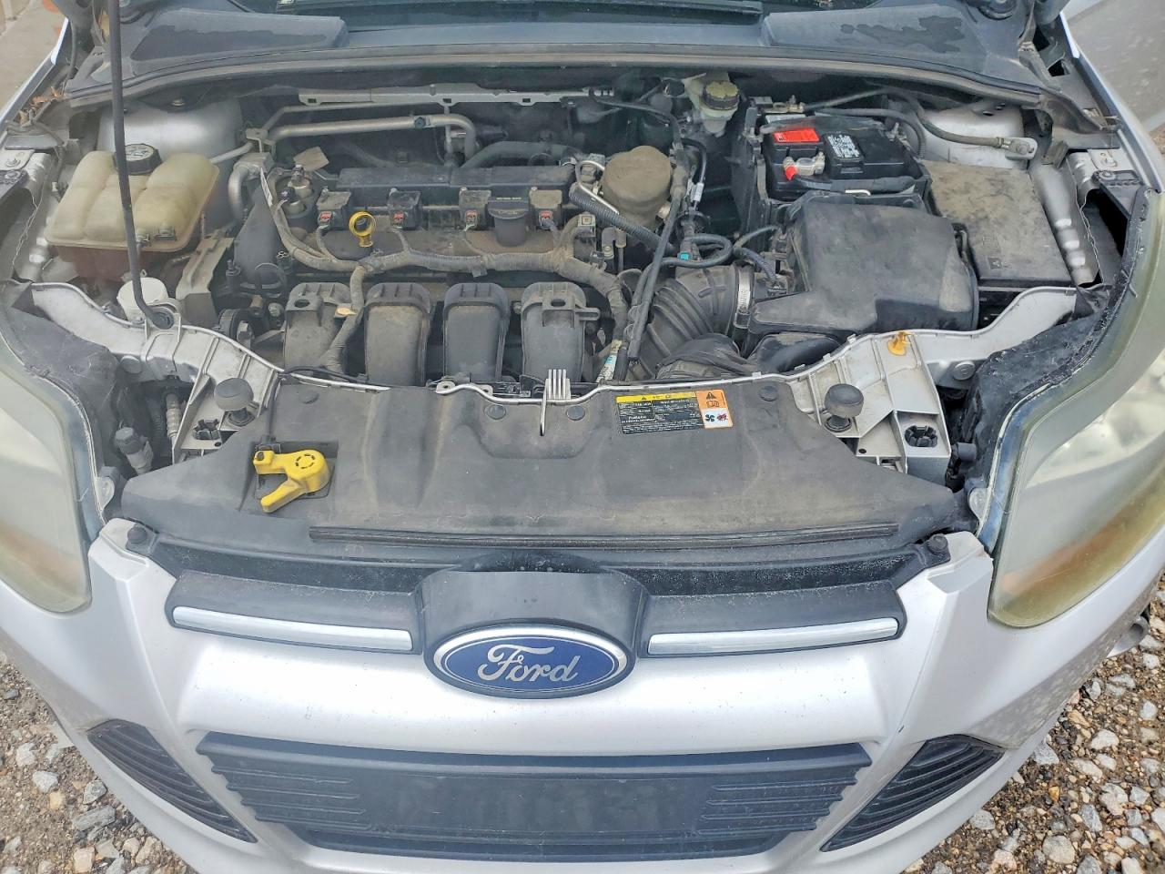 2013 Ford Focus Titanium Серебряный vin: 1FADP3J20DL345814