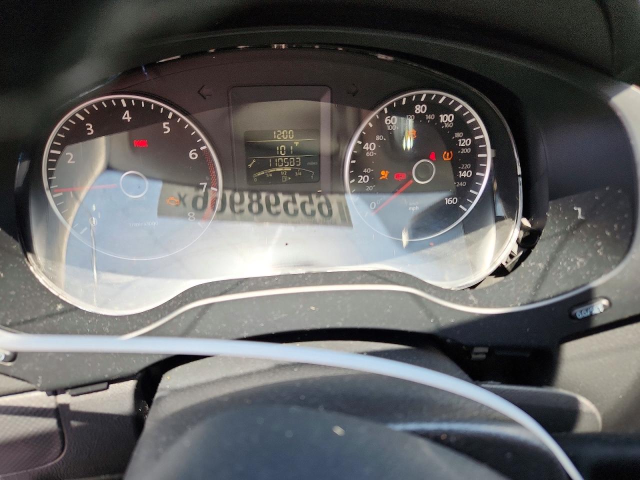 2012 Volkswagen Jetta Se White vin: 3VWDP7AJ4CM076767