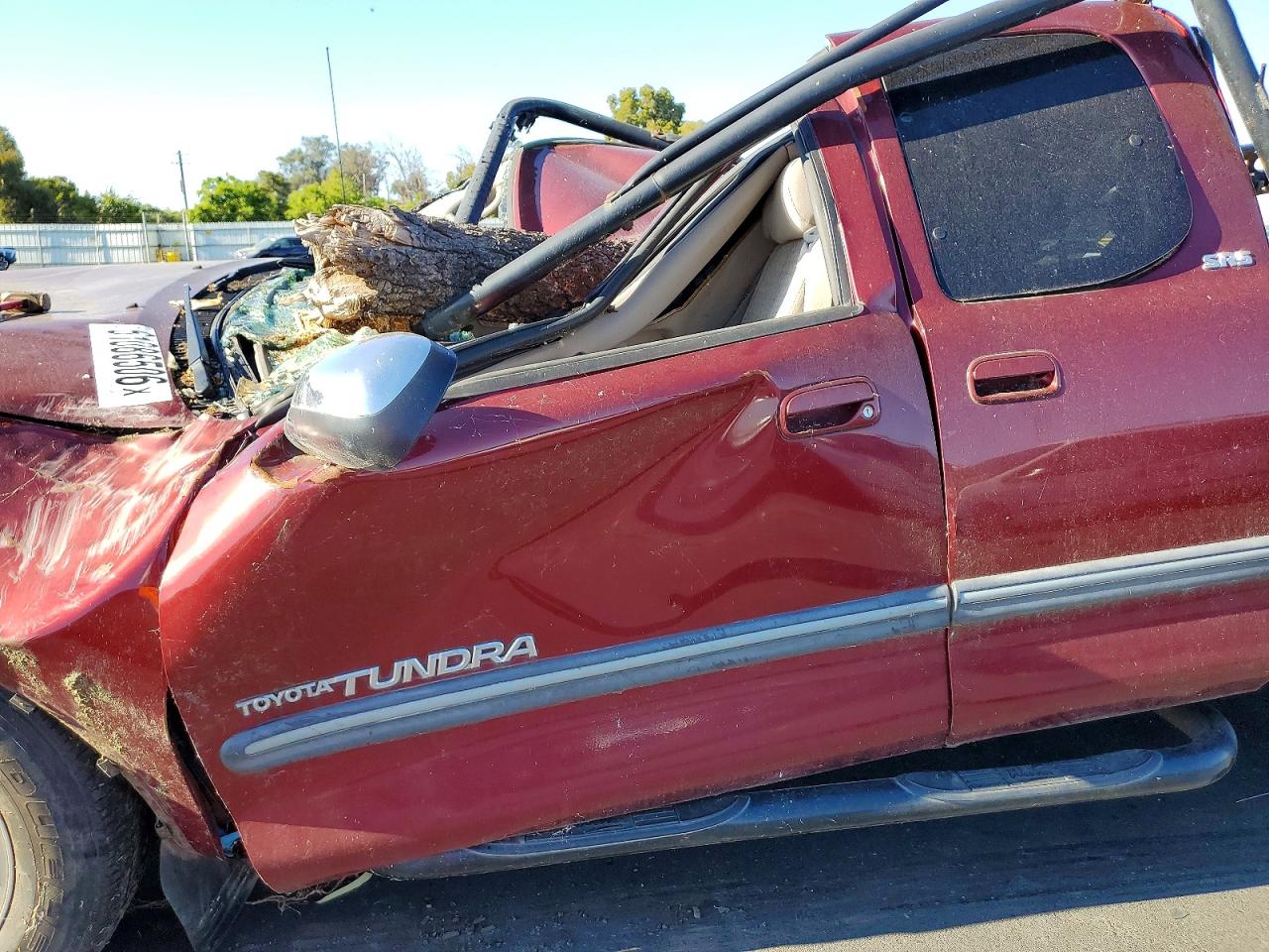 2003 Toyota Tundra Access Cab Sr5 Burgundy vin: 5TBRT34123S373280