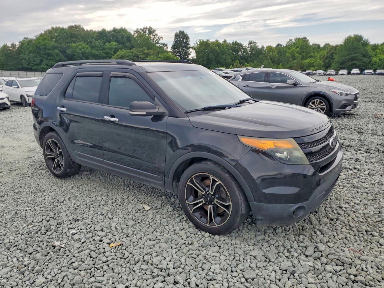 2014 Ford Explorer Sport Black vin: 1FM5K8GT6EGC56460