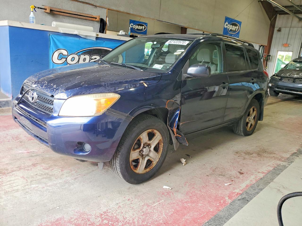 2007 Toyota Rav4 Base Blue vin: JTMBD33V975087755