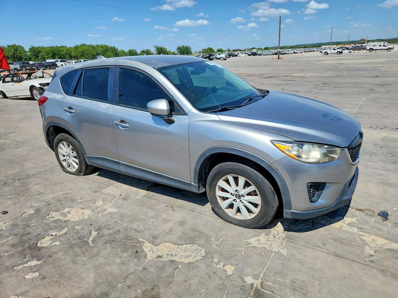2013 Mazda Cx-5 Sport Silver vin: JM3KE2BEXD0104684