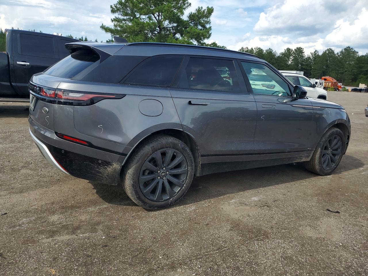 2018 Land Rover Range Rover Velar R-dynamic Se Серый vin: SALYL2RX3JA735095