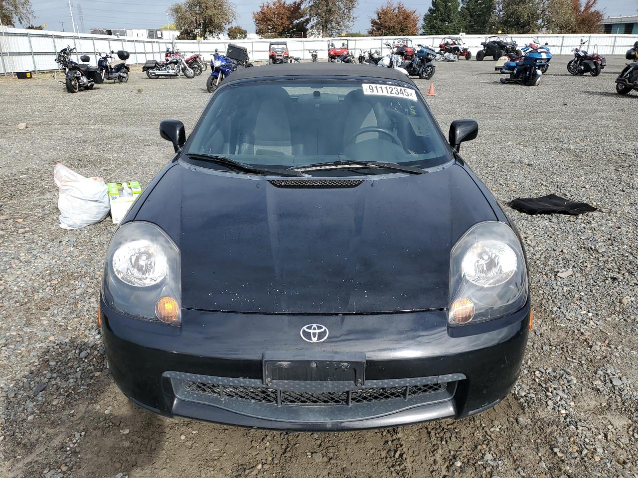 2000 Toyota Mr2 Spyder Black vin: JTDFR3203Y0022049