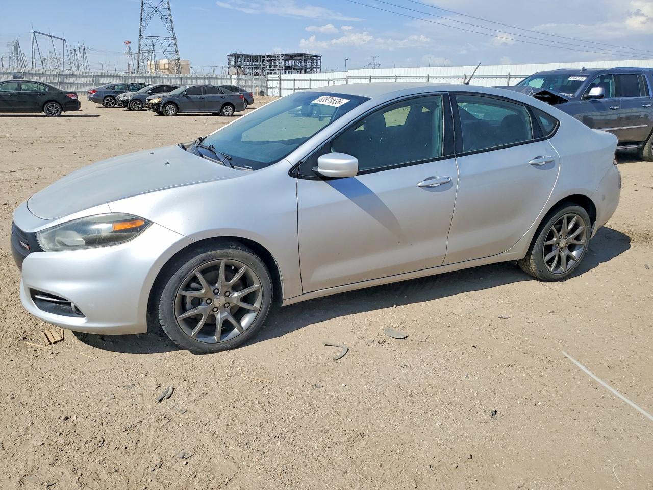 2013 Dodge Dart Sxt Silver vin: 1C3CDFBA0DD309352