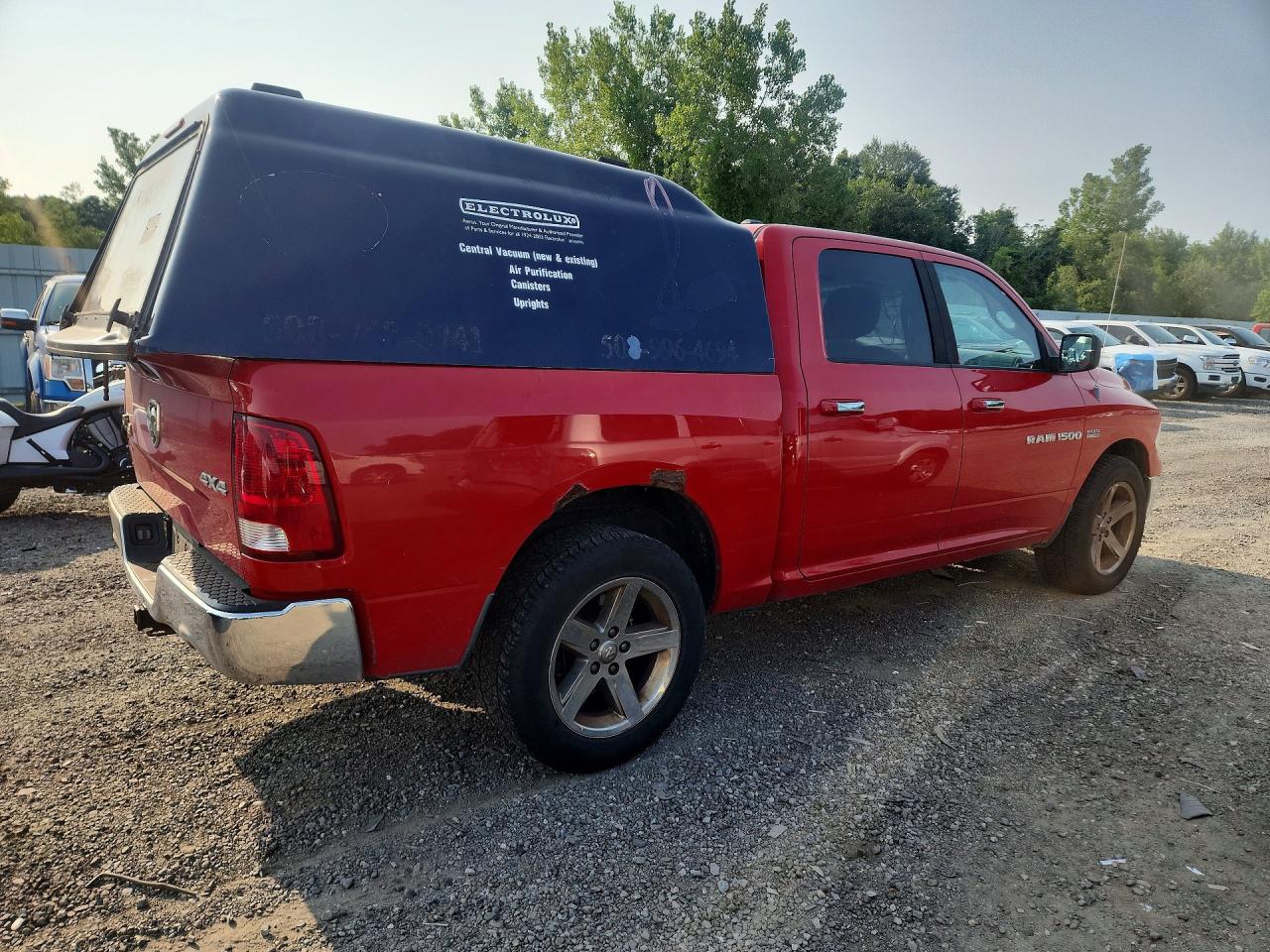 2012 Dodge Ram 1500 Slt Red vin: 1C6RD7LT9CS184283