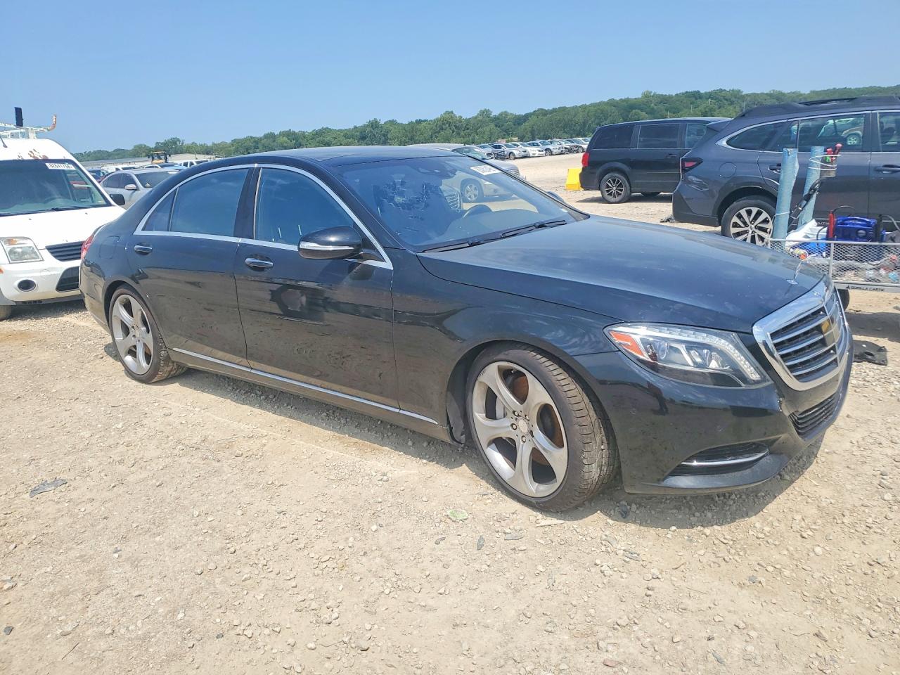 2015 Mercedes-benz S 550 4matic Black vin: WDDUG8FBXFA151988