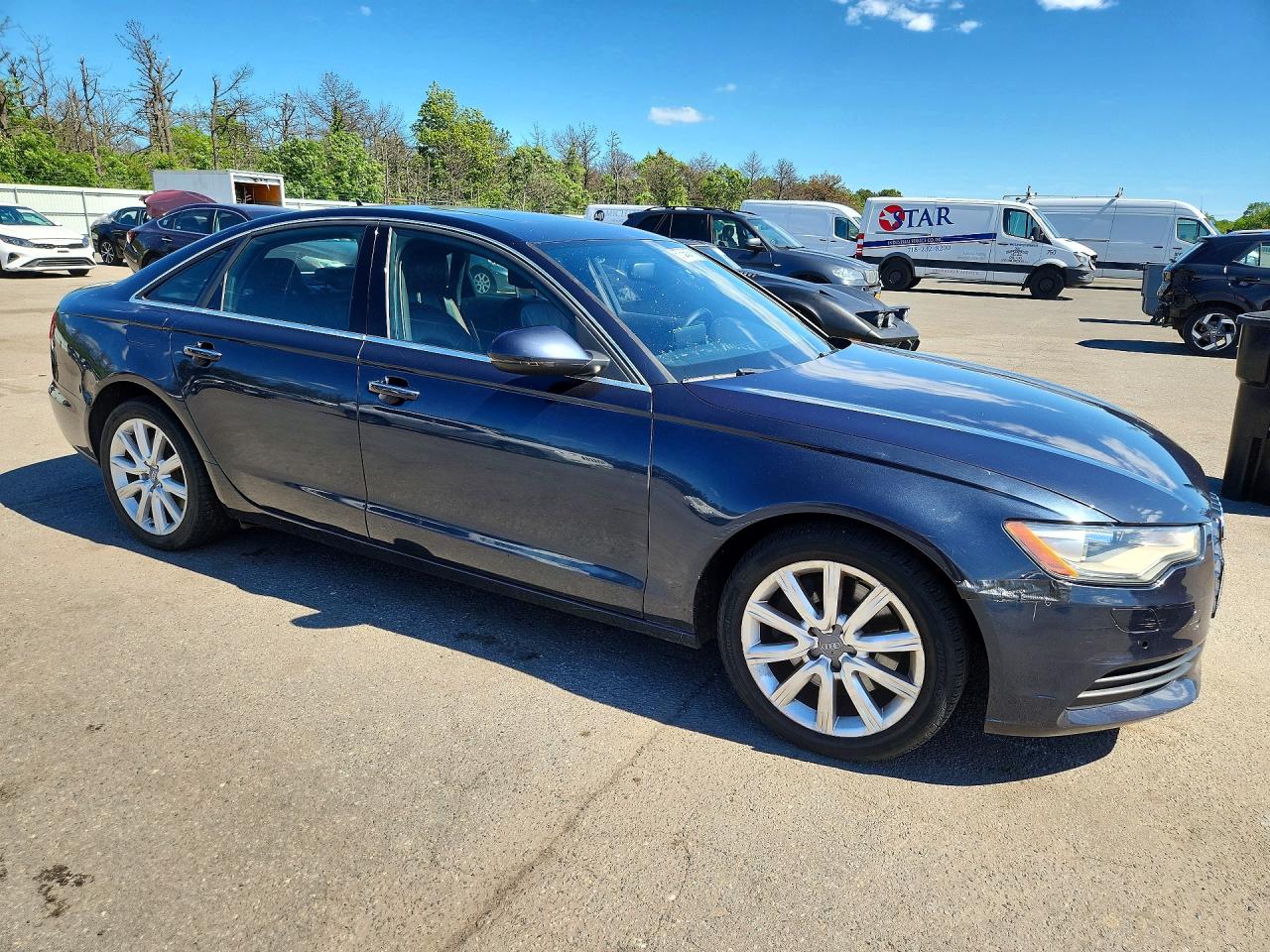 2015 Audi A6 Premium Plus Blue vin: WAUGFAFCXFN004117