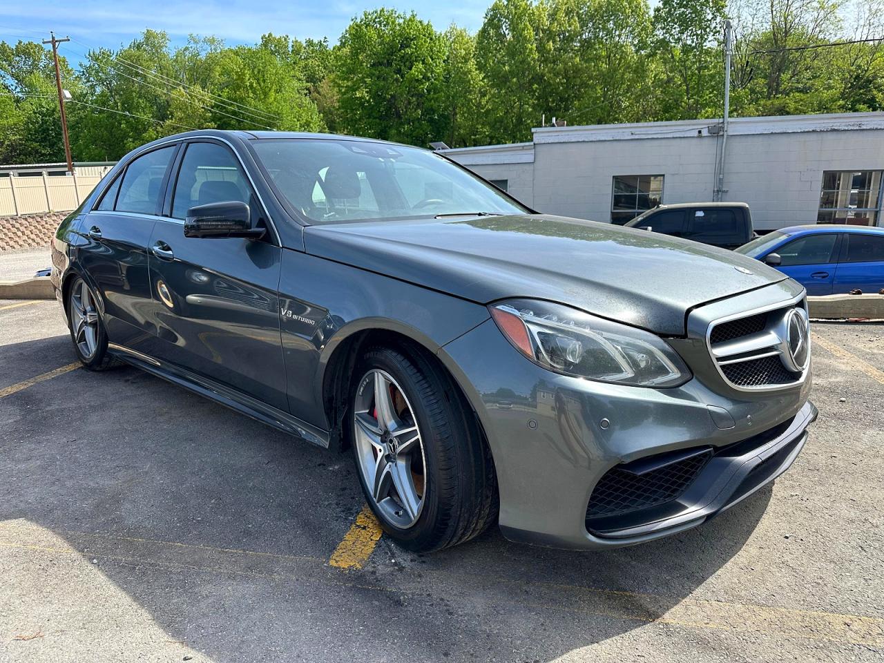 2014 Mercedes-benz E 63 Amg-s Серый vin: WDDHF7GB6EA940456
