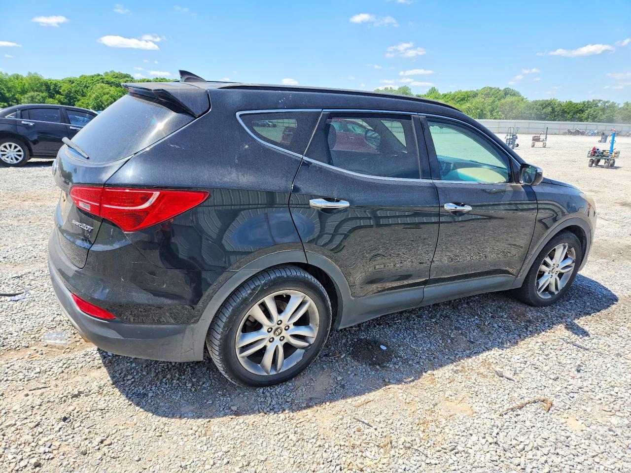 2013 Hyundai Santa Fe Sport 2.0t Black vin: 5XYZU3LA0DG082846