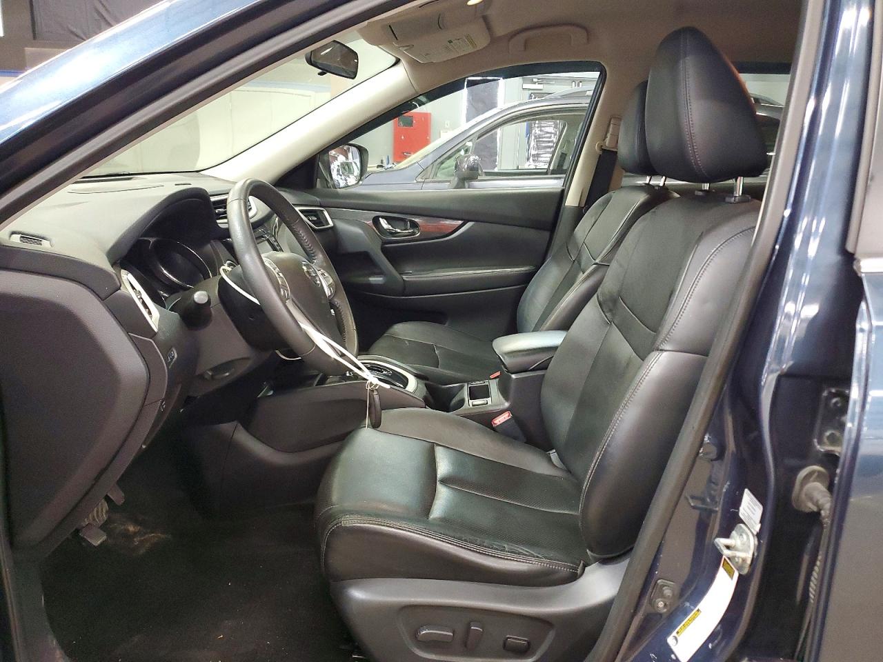 2014 Nissan Rogue Sl Blue vin: 5N1AT2MV4EC864760