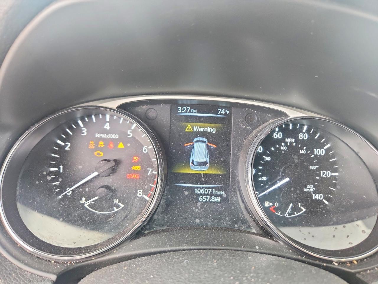 2015 Nissan Rogue Sl Gray vin: 5N1AT2MV9FC923206