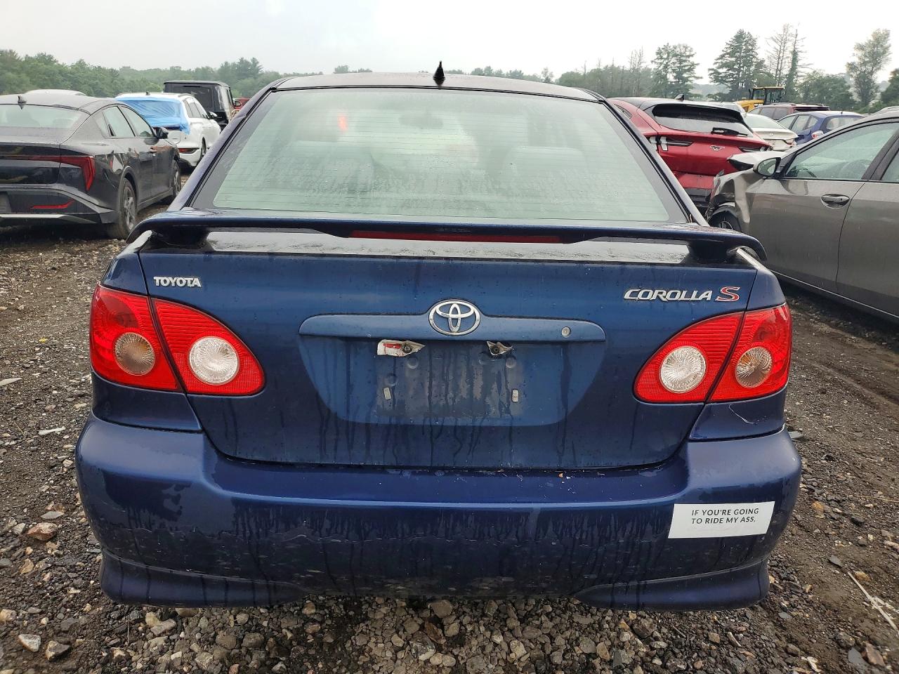 2007 Toyota Corolla S Синий vin: 2T1BR32E97C749257