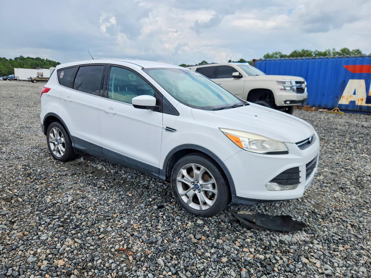 2014 Ford Escape Se Белый vin: 1FMCU0GX0EUC34820