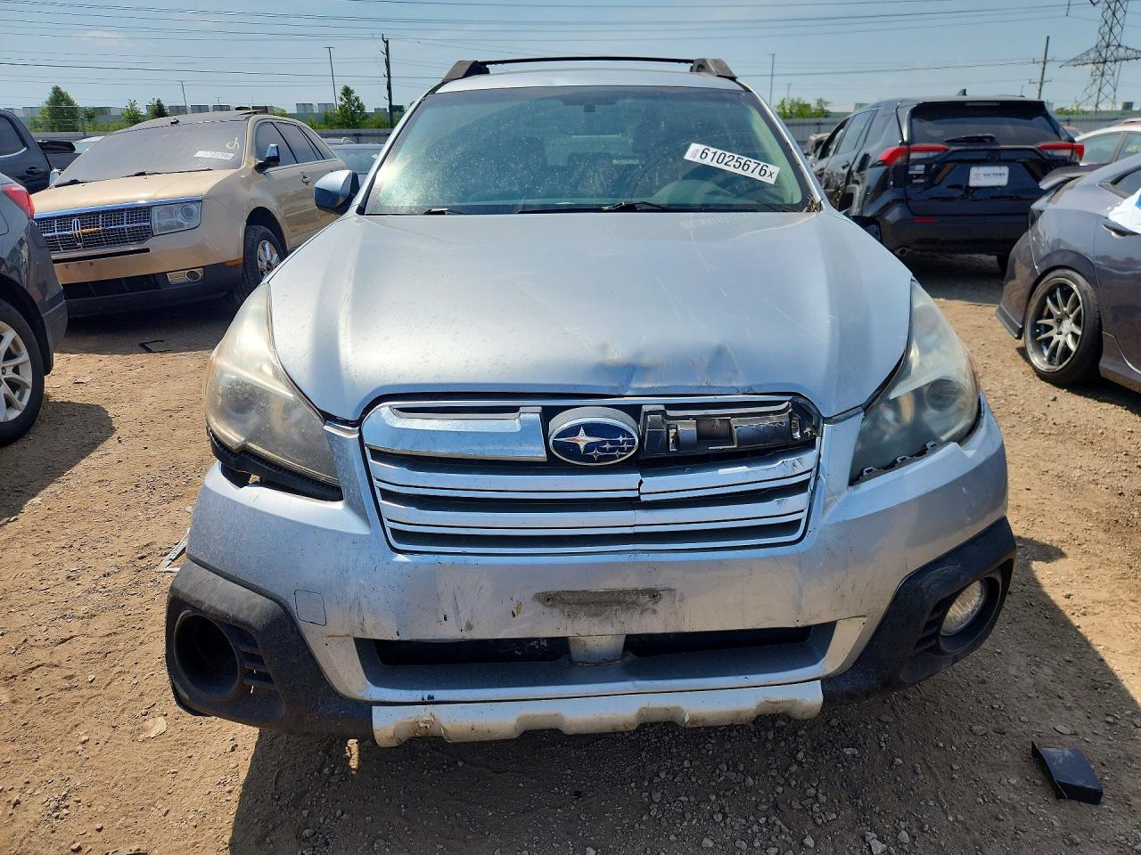 2013 Subaru Outback 2.5i Limited Silver vin: 4S4BRBPC1D3202064