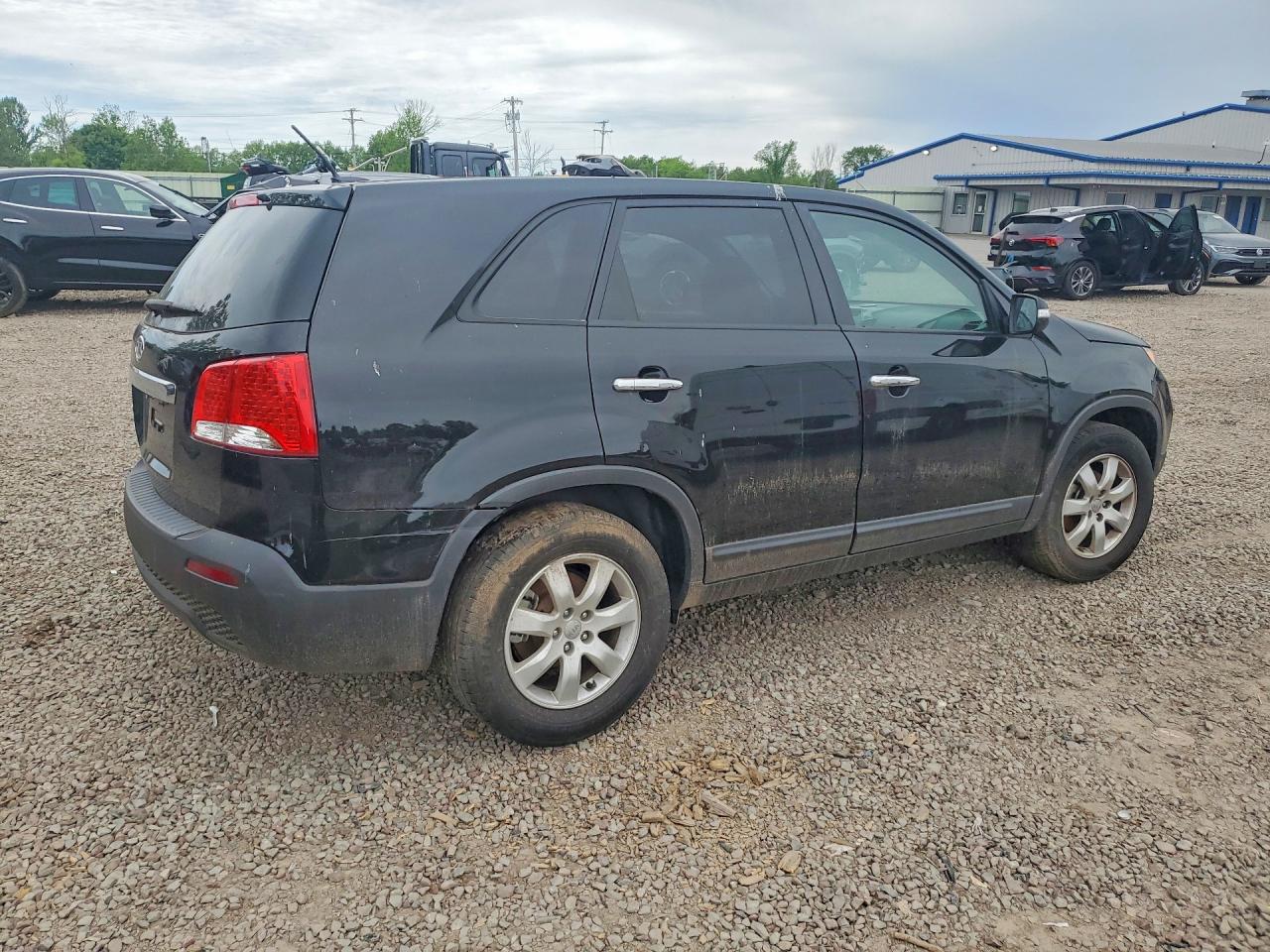 2012 Kia Sorento Lx Black vin: 5XYKT3A18CG246947