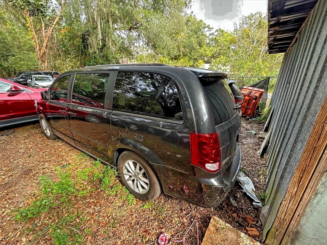 2014 Dodge Grand Caravan Sxt Black vin: 2C4RDGCG9ER128683